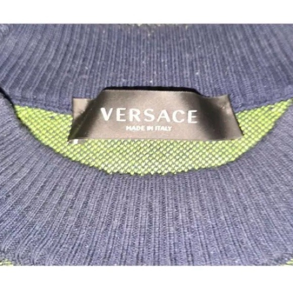 LA GRECA MEDUSA TERRY SWEATER sz 52 - Picture 7 of 8